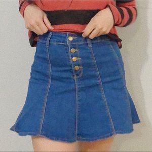 DENIM MINI SKIRT